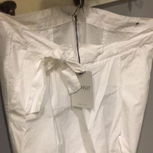 Transit par-such white summer pants